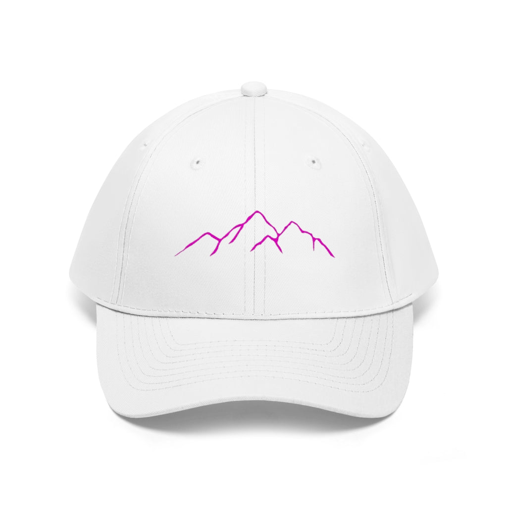 Pink logo cap